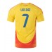 Maillot de foot Colombie Luis Diaz #7 Domicile vêtements Copa America 2024 Manches Courtes